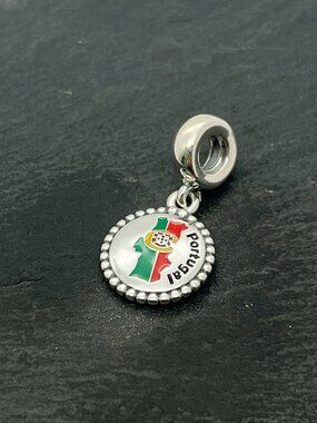 Pandora Portugal Flag Exclusive Charm Sterling Silver Dangle Charm Jewelry